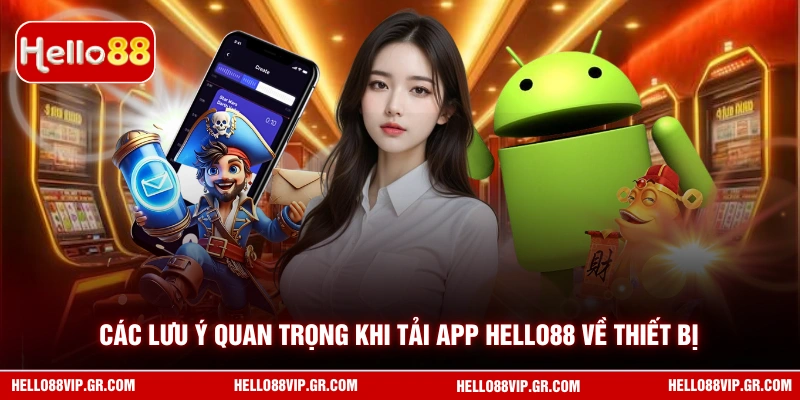 Các lưu ý quan trọng khi Tải App HELLO88 về thiết bị