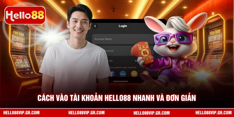 Cách vào tài khoản HELLO88 nhanh và đơn giản